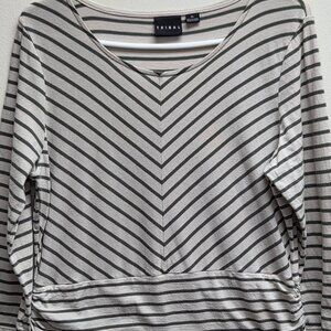 Women's XL Tribal Striped Top